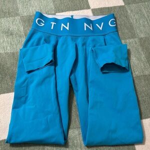 NVGTN leggings. Very stretchy. Great condition. Bright blue in color.